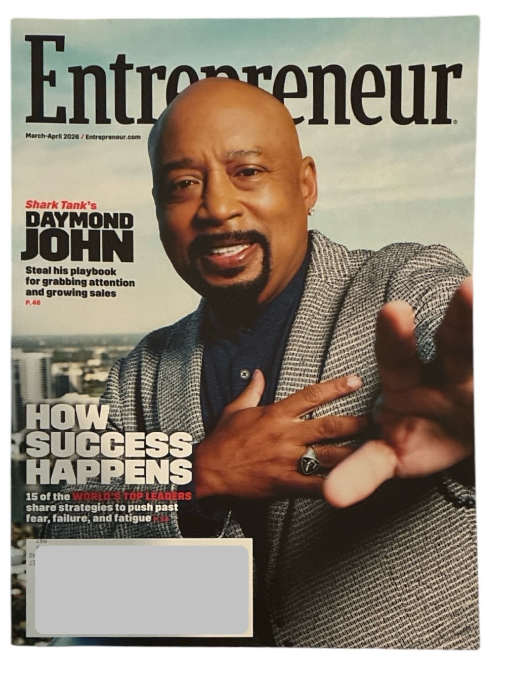Entrepreneur Magazine March April 2026 Shark Tank Daymond John Grow Sales Succes